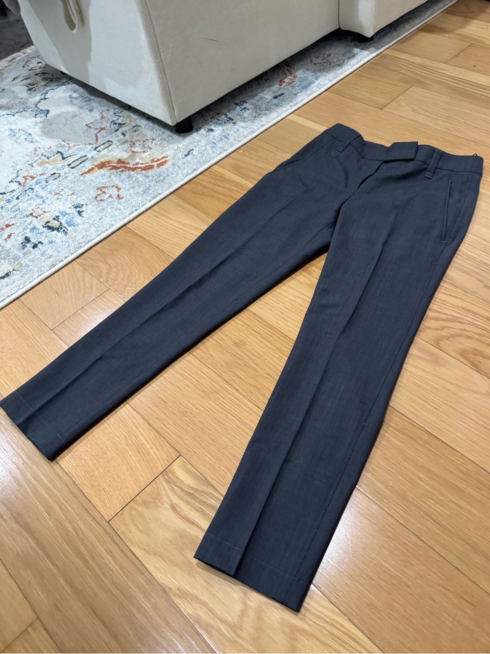 Brunello Cucinelli Gray Tailored Dress Pants - Picture 6 of 11